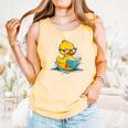 Rubber Duck Reading Book Reader Books Rubber Duckie Comfort Colors Tank Top Grey Rubber Duck Reading Book Reader Books Rubber Duckie Comfort Colors Tank Top Grey