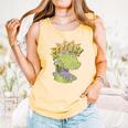 Rugrats Reptar Distressed Comic Book Style Cartoon Comfort Colors Tank Top Grey