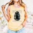 Salem Witch Book Club Cat Reading Witchy Halloween Men Comfort Colors Tank Top Grey