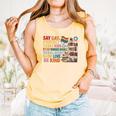Say Gay Protect Trans Kids Read Banned Books LGBTQ Gay Pride Comfort Colors Tank Top Grey