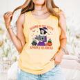 Season Of The Witch Spooky Readers Spell Book Hallowen Comfort Colors Tank Top Grey
