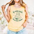 He Sees What You'Ve Been Reading Christmas Bookish Santa Premium Tri-Blend Comfort Colors Tank Top Grey