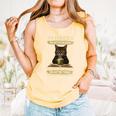i Have Selective Hearing Cat Coffee Books Retro Comfort Colors Tank Top Grey