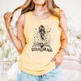 Sexy STFUATTDLAGG Hot Woman Reading Spicy Good Book Love Comfort Colors Tank Top Grey
