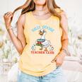 Silly Goose With Books Teacher Club School Educator Comfort Colors Tank Top Grey Silly Goose With Books Teacher Club School Educator Comfort Colors Tank Top Grey