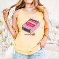 Slow Burn Book Club Comfort Colors Tank Top Grey Slow Burn Book Club Comfort Colors Tank Top Grey