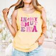 In My Smut Era Groovy Smut Book Reading Spicy Book Romance Comfort Colors Tank Top Grey