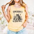 Somebody's Smut Reading Wife Smutty Book Lovers Comfort Colors Tank Top Grey