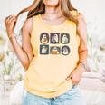 Spooky Teacher Halloween Ghost Reading Book Trick Or Treat Comfort Colors Tank Top Grey