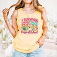 Survived 67 Days Of School Ice Cream Drip Apple Pencil Book Comfort Colors Tank Top Grey