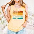 I Survived Reading Banned Books All I Got Was Smarter Comfort Colors Tank Top Grey