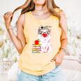 Teacher Pig Cute Farm Animal Book Lover School Student For Men Women Kids Comfort Colors Tank Top Grey
