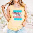 Threadless Grey Sky Chai Trans Book Pride Graphic Comfort Colors Tank Top Grey