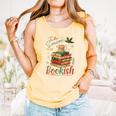 Tis The Season To Be Bookish Christmas Seasons Book Readings Comfort Colors Tank Top Grey