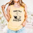 Today I'm A Serious Goose Animal Reading Book Lovers Comfort Colors Tank Top Grey Today I'm A Serious Goose Animal Reading Book Lovers Comfort Colors Tank Top Grey