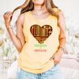History Education Is Freedom Books Black History Heart Comfort Colors Tank Top Grey