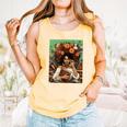History Month Black Afro Girl Women Book Lovers Floral Comfort Colors Tank Top Grey History Month Black Afro Girl Women Book Lovers Floral Comfort Colors Tank Top Grey