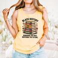 History Month Teacher Reading Book Lover Floral Stack Premium Tri-Blend Comfort Colors Tank Top Grey