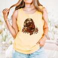 Turkey Reading Books Fall Season Thanksgiving Teacher Book Comfort Colors Tank Top Grey