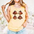 Turkey Reading Books Shirt Thanksgiving Turkey Bookworm Comfort Colors Tank Top Grey