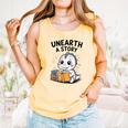 Unearth a Story Cute Dinosaur Summer Reading 2026 Dino Book Comfort Colors Tank Top Grey Unearth a Story Cute Dinosaur Summer Reading 2026 Dino Book Comfort Colors Tank Top Grey