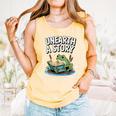 Unearth a Story Frog Reading a Book Summer 2026 Comfort Colors Tank Top Grey Unearth a Story Frog Reading a Book Summer 2026 Comfort Colors Tank Top Grey