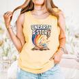 Unearth A Story Rainbow Treasure Book Comfort Colors Tank Top Grey Unearth A Story Rainbow Treasure Book Comfort Colors Tank Top Grey