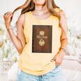 War And Peace Book Cover Comfort Colors Tank Top Grey War And Peace Book Cover Comfort Colors Tank Top Grey