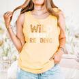Wild About Reading Animal Bookworm Library Book Lover Reader Comfort Colors Tank Top Grey Wild About Reading Animal Bookworm Library Book Lover Reader Comfort Colors Tank Top Grey