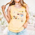 I Will Read Books On a Boat & Everywhere Reading Comfort Colors Tank Top Grey