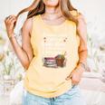 Woman Cannot Survive On Books Alone She Also Needs Yarn Comfort Colors Tank Top Grey