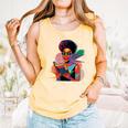 Woman Reading Book Lover Geometric Girl Afro History Comfort Colors Tank Top Grey Woman Reading Book Lover Geometric Girl Afro History Comfort Colors Tank Top Grey
