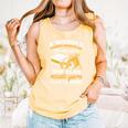 Woman Survives On Books Yarn Knitting Crochet Premium Tri-Blend Comfort Colors Tank Top Grey