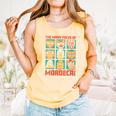 Women's DCC Many Faces Of Mordecai Grid Gamer Series Book Comfort Colors Tank Top Grey