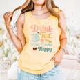 Women's Drink Tea Read Books Nerd Book Reader Book Reading Lover Comfort Colors Tank Top Grey Women's Drink Tea Read Books Nerd Book Reader Book Reading Lover Comfort Colors Tank Top Grey