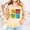 Wrestling Comic Book Wrestler Mexican Lucha Libre Mask Comfort Colors Tank Top Grey