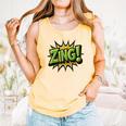 ZING Comic Book Retro Artwork – Cartoon Collector Comfort Colors Tank Top Grey