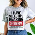 Sarcastic Sayings Introvert I Have Selective Hearing Comfort Color Blast T-Shirt Smoke