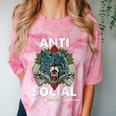 Antisocial Introvert I Like Being Alone Raglan Baseball Tee Comfort Color Blast T-Shirt Clay