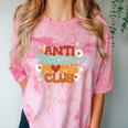 Antisocial Moms Club Introvert Mom Mothers Introverted Retro Comfort Color Blast T-Shirt Clay