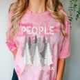 Bigfoot People Not a Big Fan Sasquatch Introvert Comfort Color Blast T-Shirt Clay