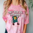Cant Hear You Im Gaming Introvert Gamer Antisocial Comfort Color Blast T-Shirt Clay