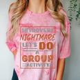 Introvert Nightmare Let's Do A Group Activity Introverted Comfort Color Blast T-Shirt Clay
