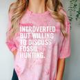Introverted But Fossil Hunting Introvert Fossil Hunter Comfort Color Blast T-Shirt Clay Introverted But Fossil Hunting Introvert Fossil Hunter Comfort Color Blast T-Shirt Clay