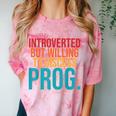 Introverted But Willing To Discuss Prog Rock Music Lover Comfort Color Blast T-Shirt Clay
