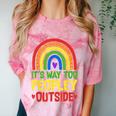 It's Way Too Peopley Outside Anti Social Introvert Comfort Color Blast T-Shirt Clay
