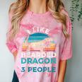 Retro Bearded Dragon Introvert For Lizard Lovers Comfort Color Blast T-Shirt Clay Retro Bearded Dragon Introvert For Lizard Lovers Comfort Color Blast T-Shirt Clay