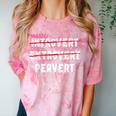Sarcastic Introvert Extrover Pervert Men Women Comfort Color Blast T-Shirt Clay