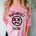 Socially Awkward Introvert Social Anxious Awkwardly Social Comfort Color Blast T-Shirt Clay Socially Awkward Introvert Social Anxious Awkwardly Social Comfort Color Blast T-Shirt Clay