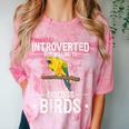 Sun Conure Introvert Parrot Bird Sun Conure Comfort Color Blast T-Shirt Clay